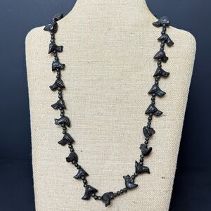 Barro Negro Oaxaca Bird Necklace 28”